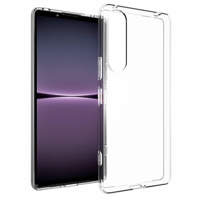 Till Sony Xperia 1 V Slimmat TPU skal Transparant