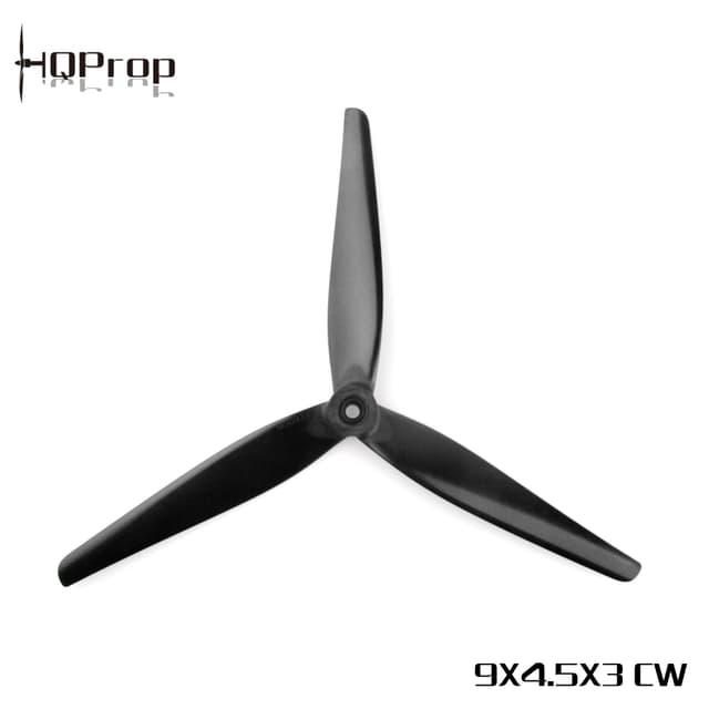 HQ MacroQuad 9X4.5X3R Black Glass Fiber (CW)
