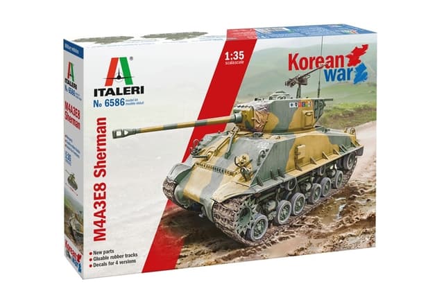 ITALERI 1:35 - Sherman M4A3E8 - Korean War