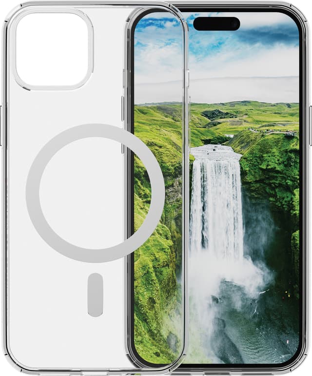 Dbramante1928 Iceland Ultra D3O MagSafe iPhone 15 skal (genomskinligt)
