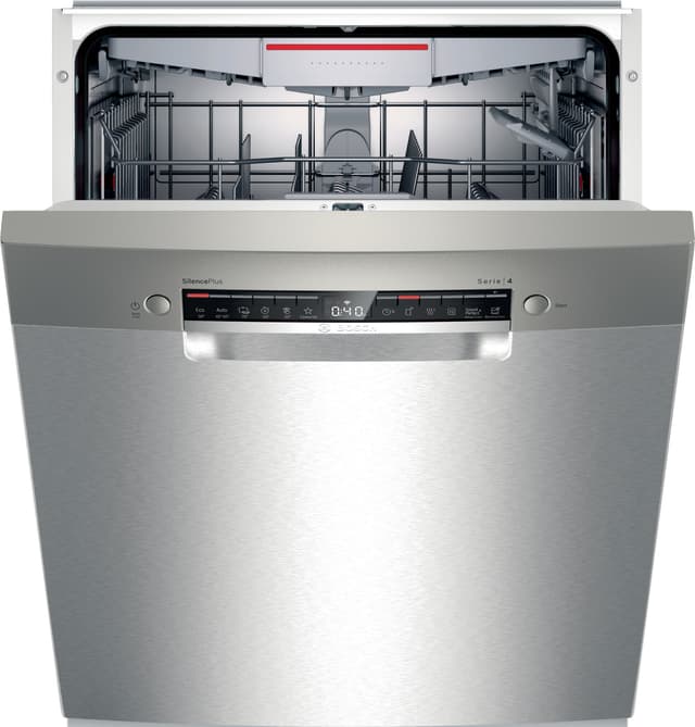 Bosch Serie 4 Opvaskemaskine SMU4HVI72S (Rustfrit stål/Sølv)