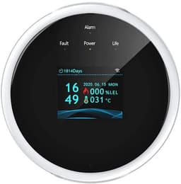 INF Smart Wifi gassdetektor med fargedisplay