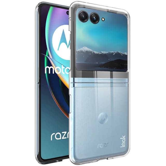 IMAK Motorola Razr 40 Ultra 5G Crystal Case II Pro 2-delat Skal - Transparent