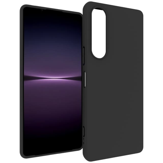 SKALO Sony Xperia 1 V Mattsvart Ultratunn TPU-Skal