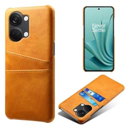 SKALO OnePlus Nord 3 5G / Ace 2V PU-læder Kortholder Cover - Lys brun