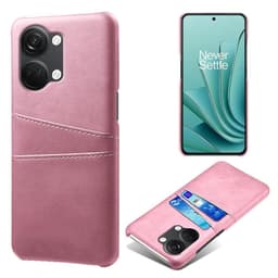 SKALO OnePlus Nord 3 5G / Ace 2V PU-nahkainen Korttikotelo - Ruusukulta
