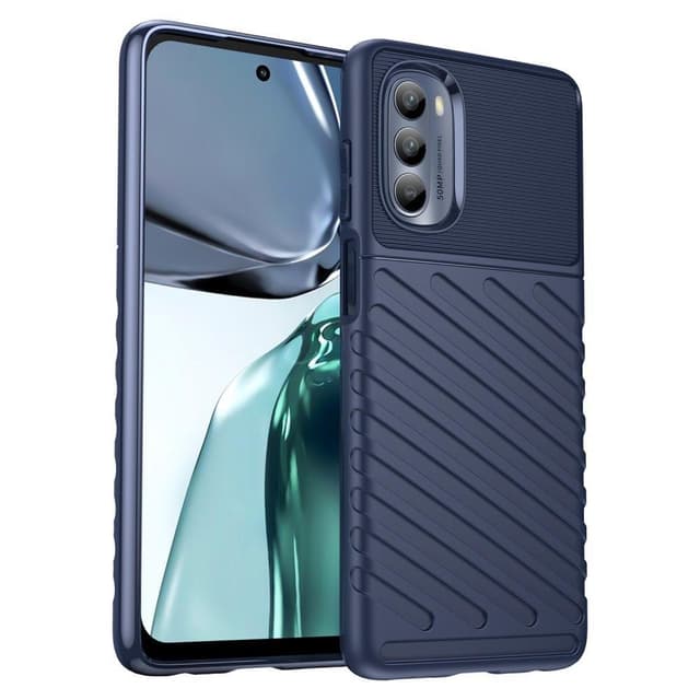 SKALO Motorola Moto G62 5G Armor Thunder Skal - Blå