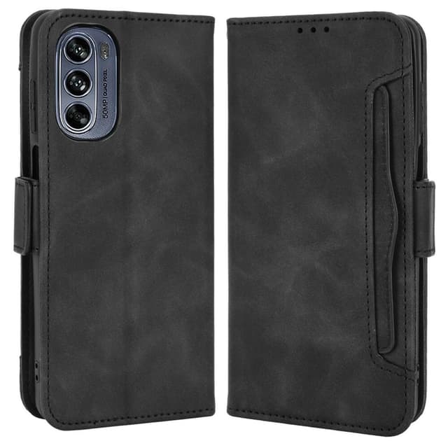 SKALO Motorola Moto G62 5G 6-RUM Pungetaske - Sort