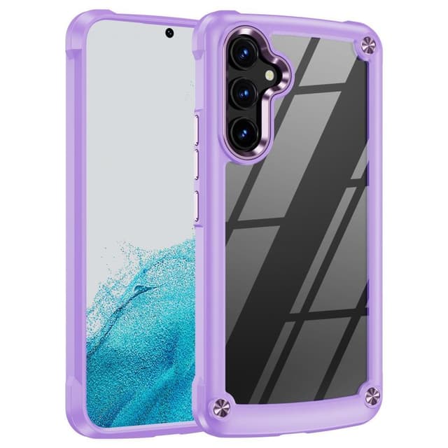 SKALO Samsung A54 5G Glossy Hybrid TPU Cover - Lilla