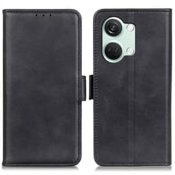 SKALO OnePlus Nord 3 5G / Ace 2V Premium Wallet Flip Cover - Sort
