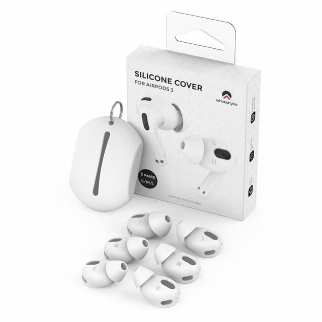 AHASTYLE AirPods 3 Öronkuddar i Silikon S+M+L