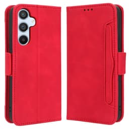 SKALO Samsung A54 5G 6-lokeroa Lompakkokotelo - Punainen