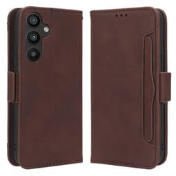 SKALO Samsung A34 5G 6-FACK Plånboksfodral - Brun