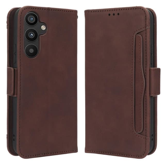 SKALO Samsung A34 5G 6-FACK Plånboksfodral - Brun