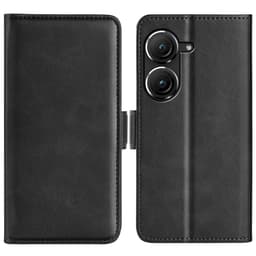 SKALO Asus Zenfone 9 5G Premium Plånboksfodral - Svart