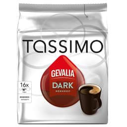 Gevalia Tassimo kapsler - mørkristede