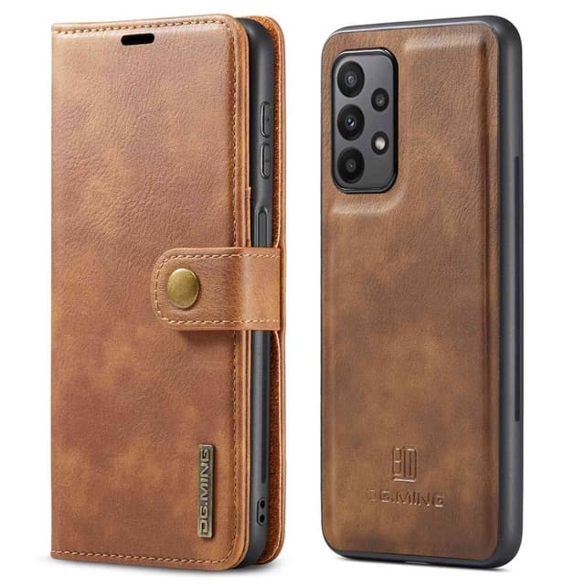 DG MING Samsung A23 5G 2-i-1 Magnet Plånboksfodral - Brun