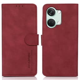 SKALO OnePlus Nord 3 5G / Ace 2V KHAZNEH Lompakkokotelo PU-nahasta - Punainen