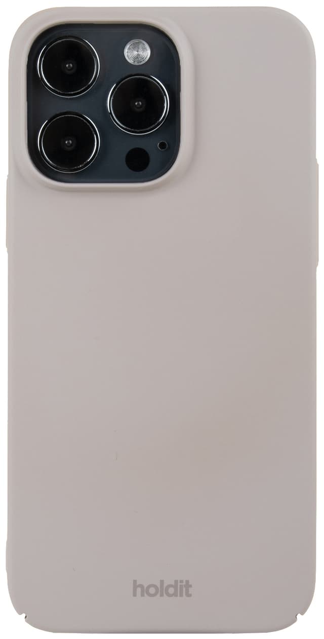 Holdit Slim Case iPhone 15 Pro Max skal (grått)