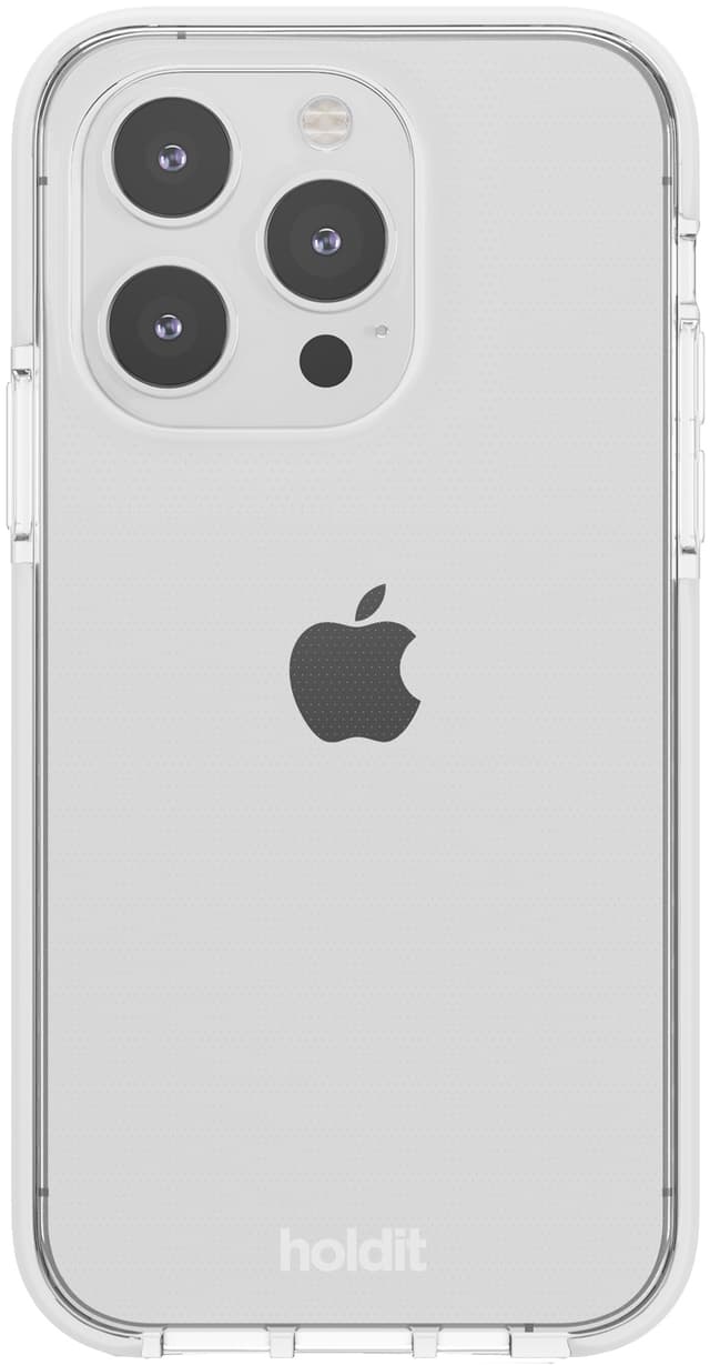 Holdit Seethru iPhone 15 Pro deksel (hvit)