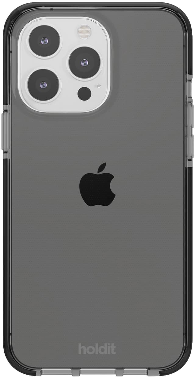 Holdit Seethru iPhone 15 Pro Max skal (svart)