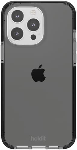 Holdit Seethru iPhone 15 Pro Max deksel (sort)