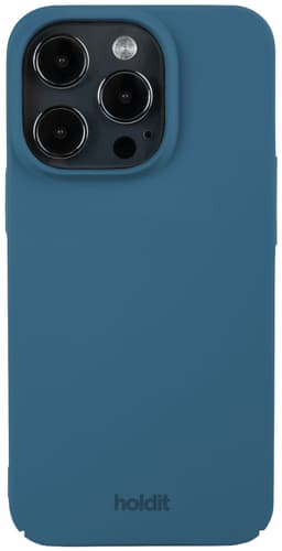 Holdit Slim Case iPhone 15 Pro-etui (blå)
