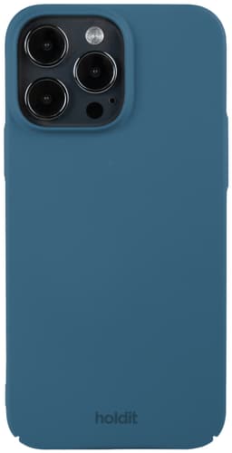 Holdit Slim Case iPhone 15 Pro Max skal (blå)