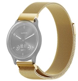 SKALO Milanese Loop to Garmin Vivomove Sport/Style/Luxe - Kulta