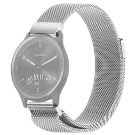 SKALO Milanese Loop till Garmin Vivomove HR - Silver