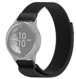 SKALO Milanese Loop till Garmin Venu - Svart