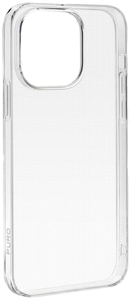 Puro 0.3 Nude iPhone 15 Pro deksel (gjennomsiktig)