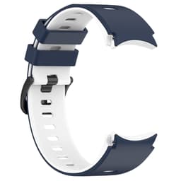 INF Kaksisävyinen silikonikorvaushihna Samsung Galaxy Watch 4/5/6/6 Classicille Sininen