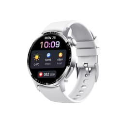 Smart klocka med puls, sömnmonitor, stegräknare Silvergrå