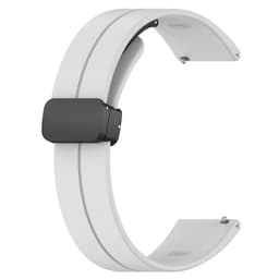 Taitettava musta solkirannekellon ranneke Huawei Watch 4 Prolle Vaalean harmaa