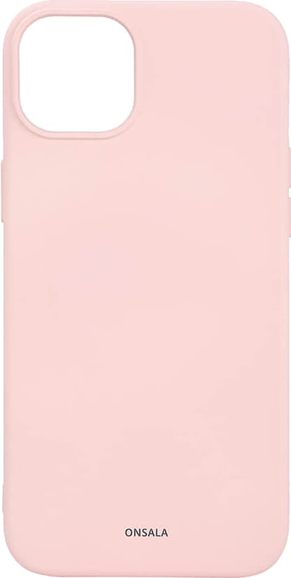 Onsala iPhone 15 Plus Silicone deksel (rosa)