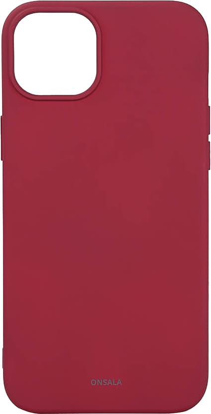 Onsala iPhone 15 Plus silikonskal (rött)