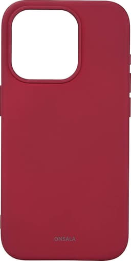 Onsala iPhone 15 Pro Silicone deksel (rød)