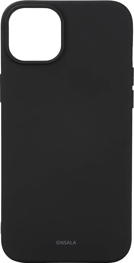 Onsala iPhone 15 Plus silikoneetui (sort)