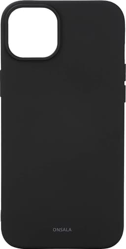 Onsala iPhone 15 Plus silikonskal (svart)