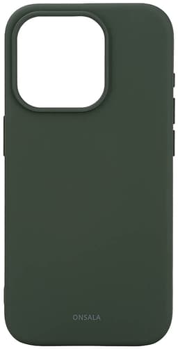 Onsala iPhone 15 Pro Silicone deksel (grønn)