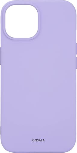 Onsala iPhone 15 Silicone deksel (lilla)
