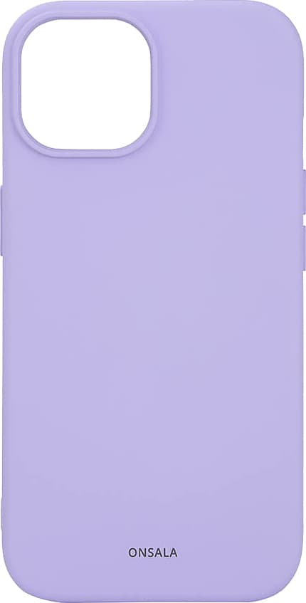 Onsala iPhone 15 Silicone deksel (lilla)