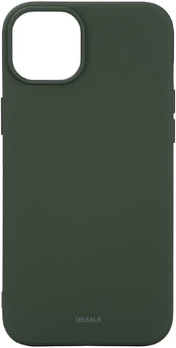 Onsala iPhone 15 Plus Silicone deksel (grønn)