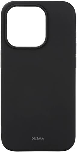 Onsala iPhone 15 Pro silikonskal (svart)