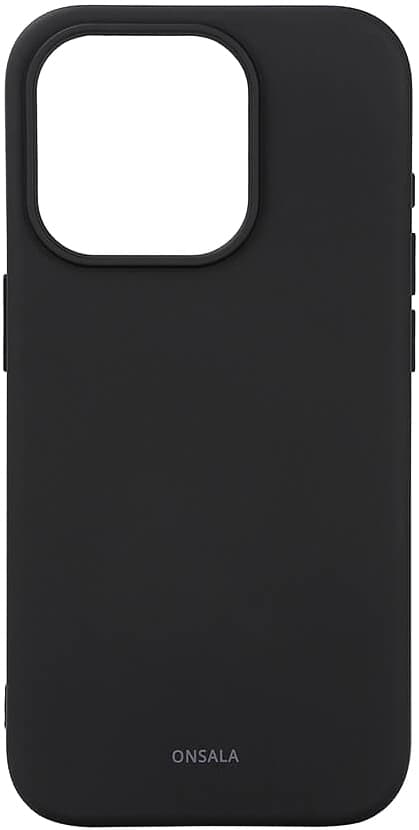 Onsala iPhone 15 Pro silikonskal (svart)