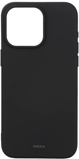 Onsala iPhone 15 Pro Max silikonskal (svart)