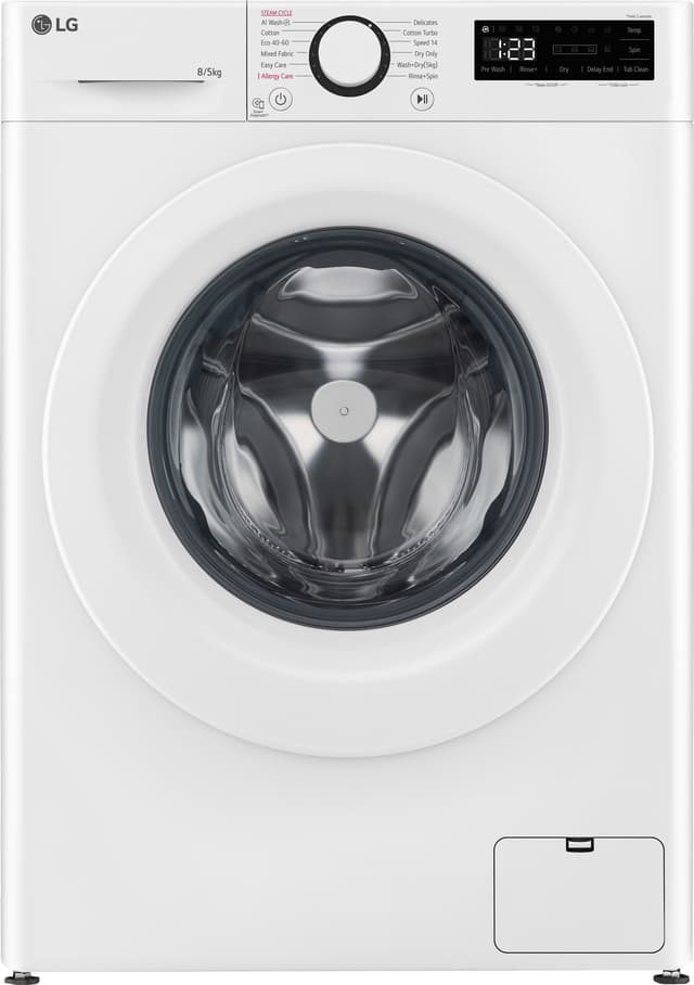 LG Kombineret Vaskemaskine/Tørretumbler F2DV707S2W1 (8/5kg)