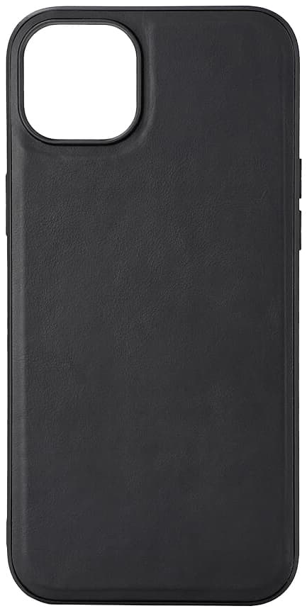 Buffalo iPhone 15 Plus Leather MagSeries deksel (sort)