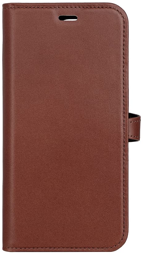 Buffalo iPhone 15 Pro 2-i-1 Leather MagSeries plånboksfodral (brunt)